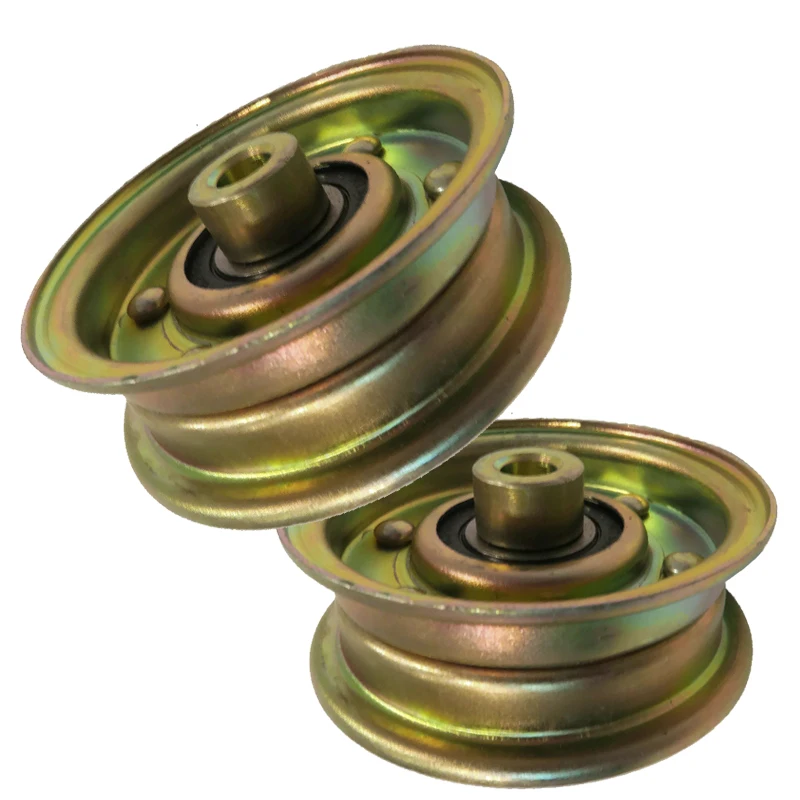 

Lawn Mower IDLER PULLEYS Height 1-1/8" ID 3/8" OD 3 1/8" 2Pcs/3Pcs Metal For Cub Cadet MTD Troy-Bilt 756-04224 756-0981 956-0981