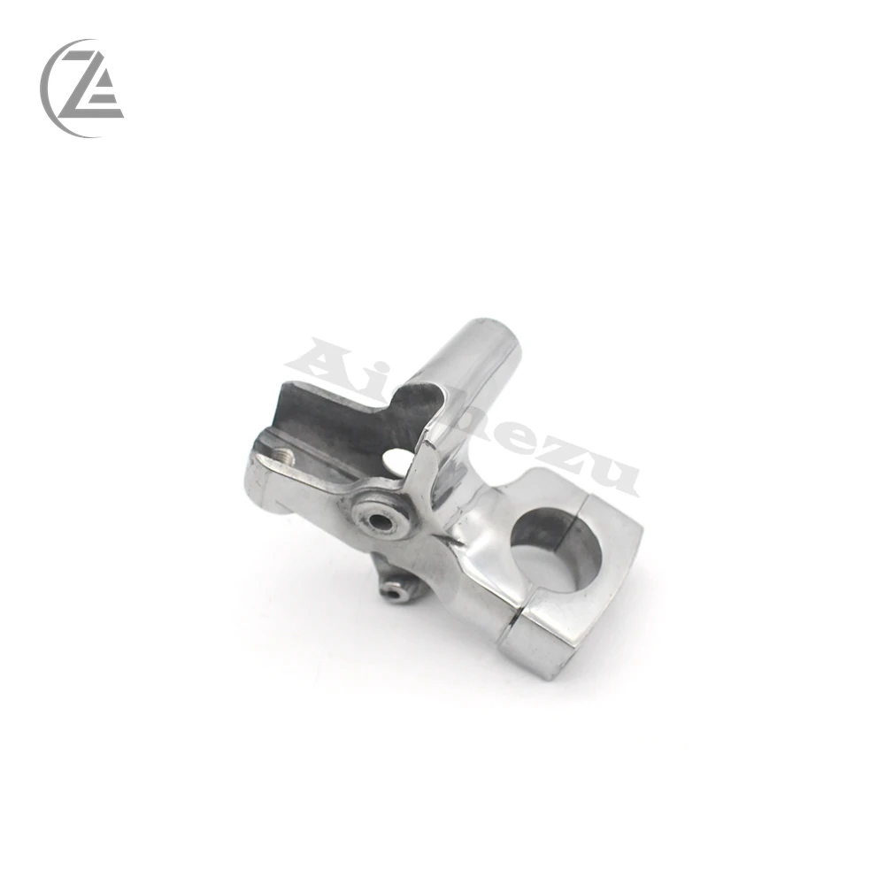 ACZ Motorcycle Chrome 25mm Mirror Base Mount Scooter Clutch Perch Holder For Honda Shadow 400 750 Steed 400 600 Magna 250 750 view 3