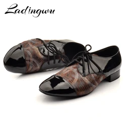 Ladingwu-zapatos de baile latino para hombre, zapatillas de baile de salón, Jazz, Tango, nueva marca