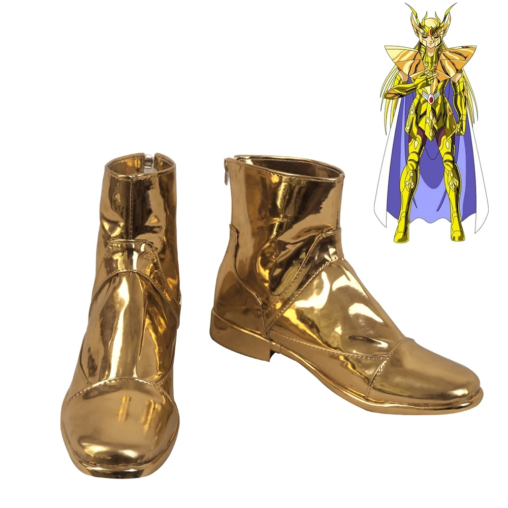 

Virgo Shaka Shoes Cosplay Gold Saints Saint Seiya Men Boots