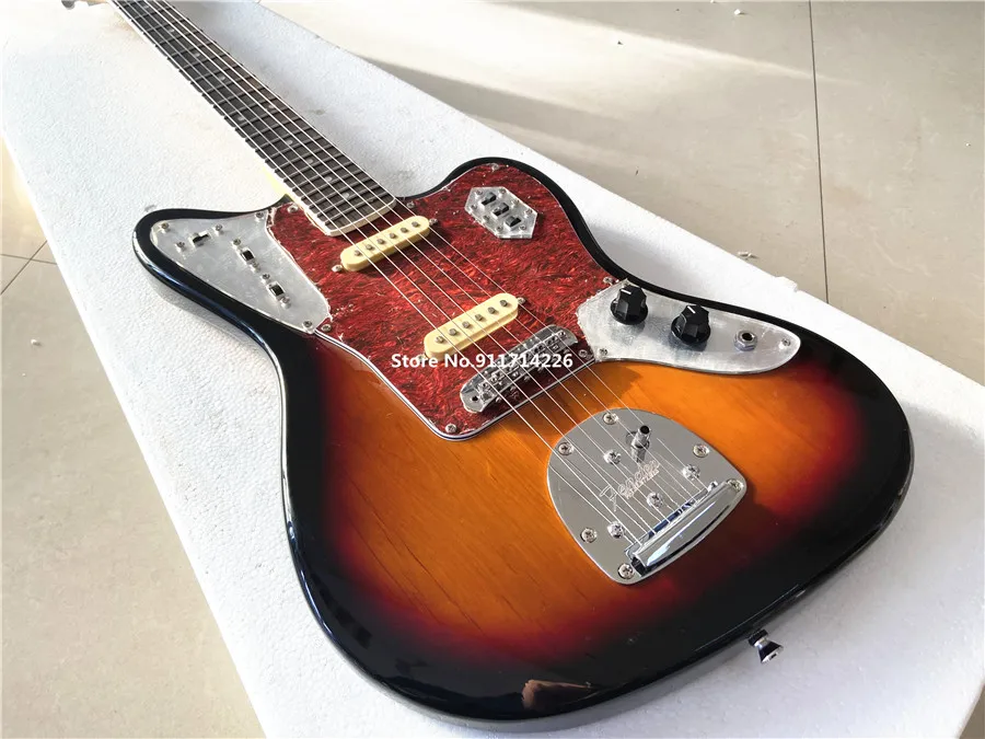 Inheriting classic sunset jazz electric guitar can be customized free shipping