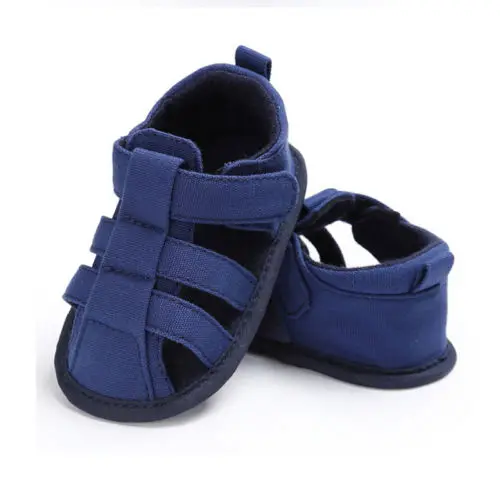 Baby Baby Meisjes Jongens Zachte Tong Pasgeboren Antislip Canvas Schoenen Sandalen Prewalker