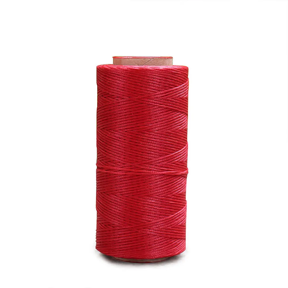 1 roll 210D or 150D 270 Meter Durable Leather flat Waxed Thread Cord DIY Handicraft Tool Stitching Thread needle work