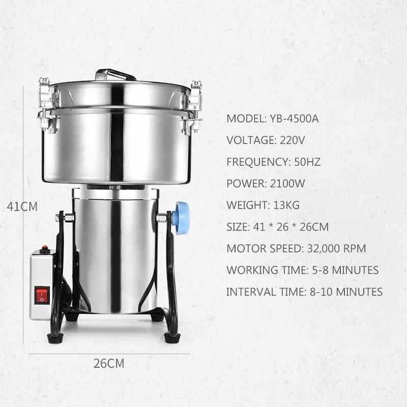Rettificatrice per cereali per frantoio per polveri ad alta velocità