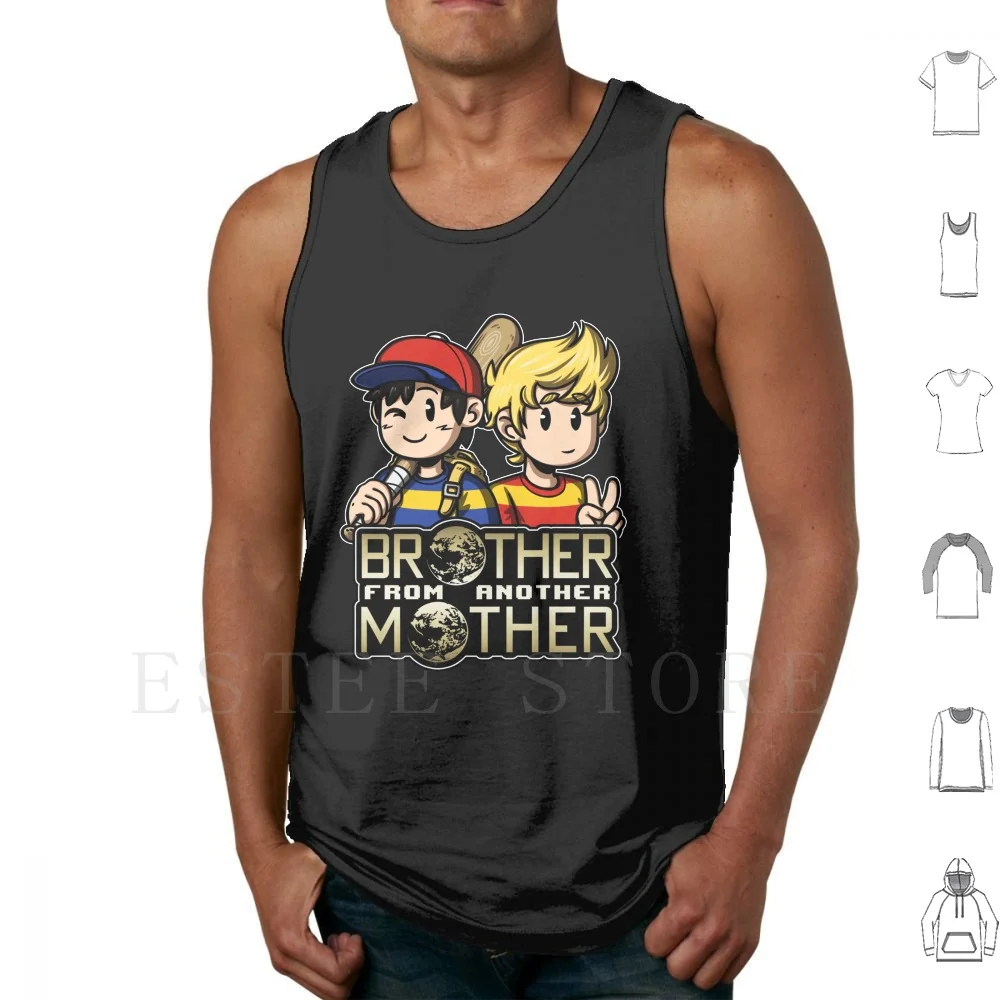 Another Mother-Ness & Lucas Tank Tops Vest Ness Lucas Earthbound Mother Mother 2 Mother 3 Super Super Famicom Game Boy