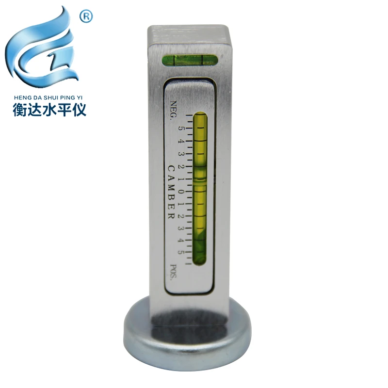 Car four-wheel alignment magnetic level gauge ruler camber adjustment auxiliary tool positioning double blisters