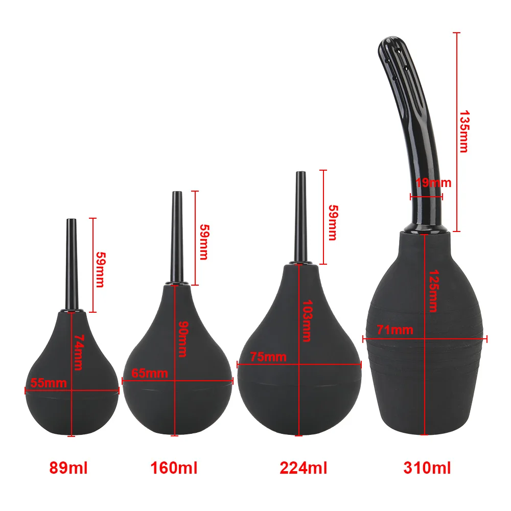 لمبة تصميم الشرج نظافة حقنة شرجية الدوش للمرأة/الرجل تنظيف الحاويات المهبل نظافة الشرج دش الجنس لعب الصحة النظافة أداة #5