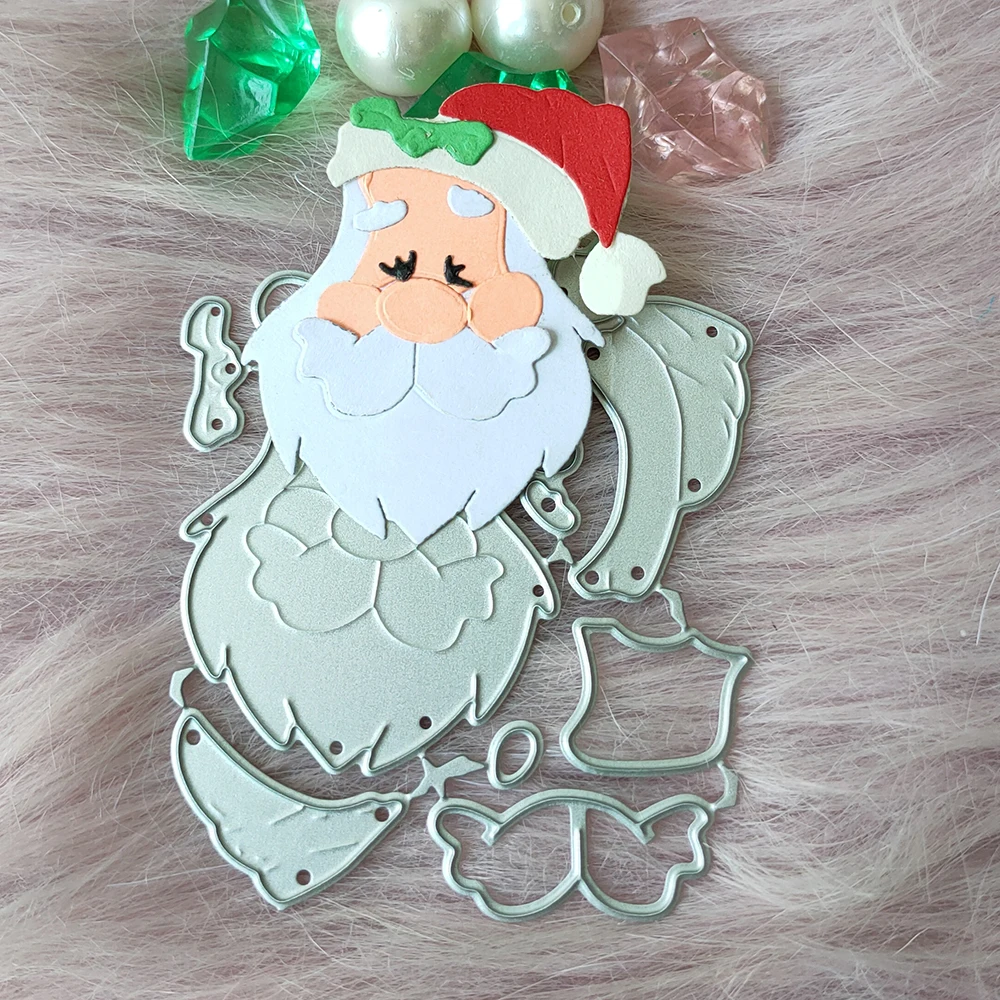 

New Santa Claus metal cutting die mould scrapbook decoration embossed photo album decoration card making DIY handicrafts