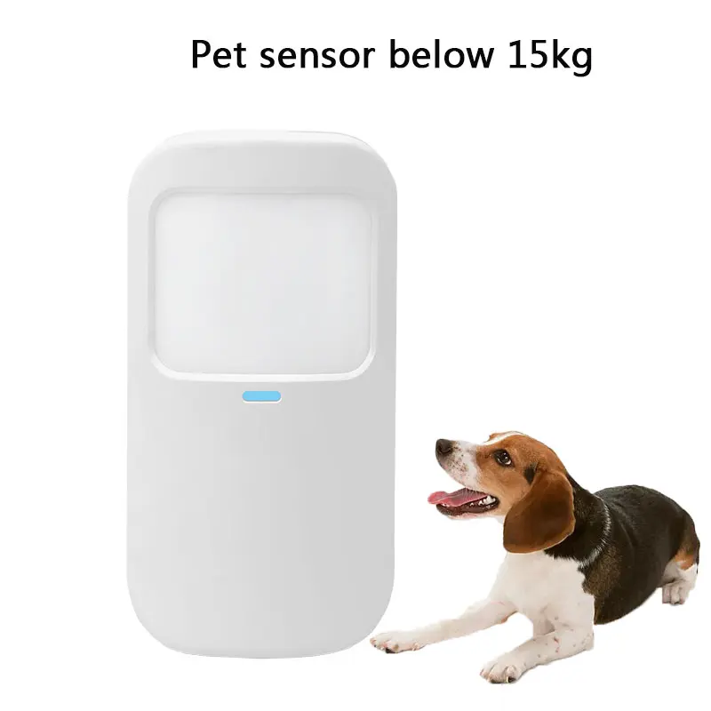 Anti-theft Alarm Equipment Home Security Protection Wireless Door Detector White Less Than 15kg Prevent Pet Function 433MHz 3pcs