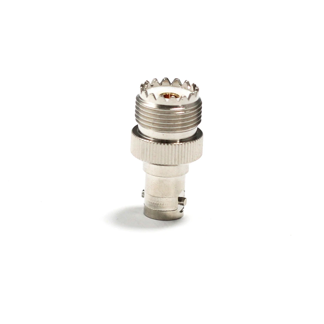 1PC UHF SO239 to BNC Female Jack RF Coax Adapter Convertor Straight  Nickelplated NEW Wholesale