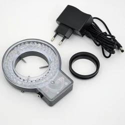 FYSCOPE On Sale Led Lamp 72pcs Bulbs Four-Zone Microscope Ring Light with  90-240V Adapter