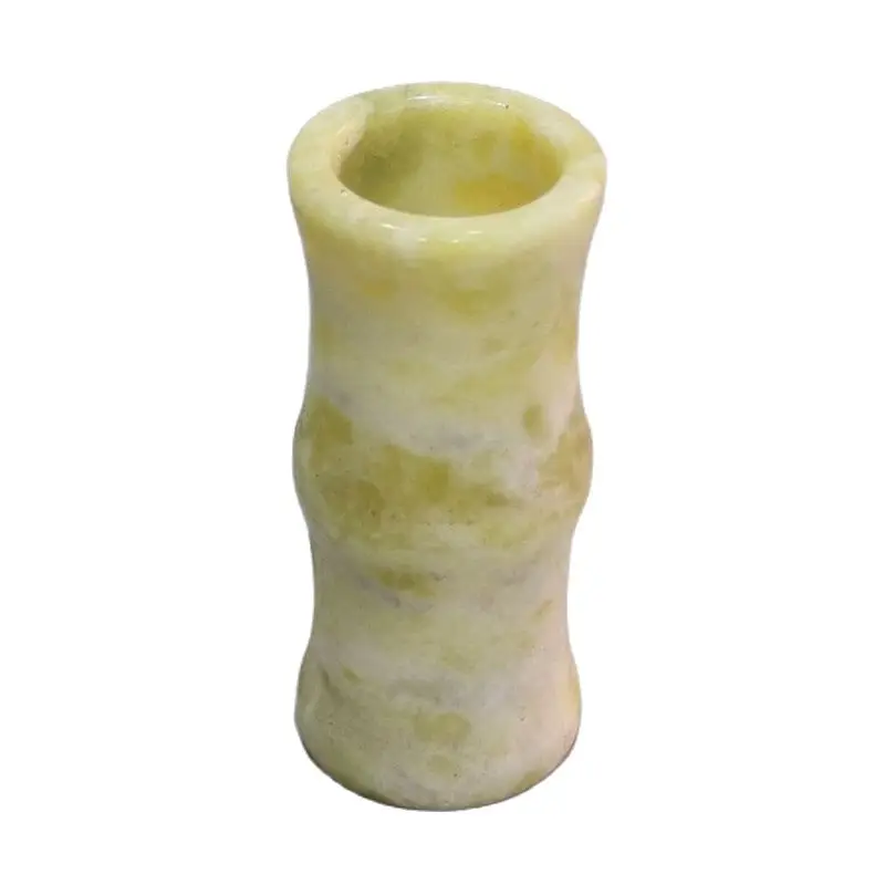 

Chinese Hand Carving Natural Jade, Ice-Seed, Blue and White Jade Penholder