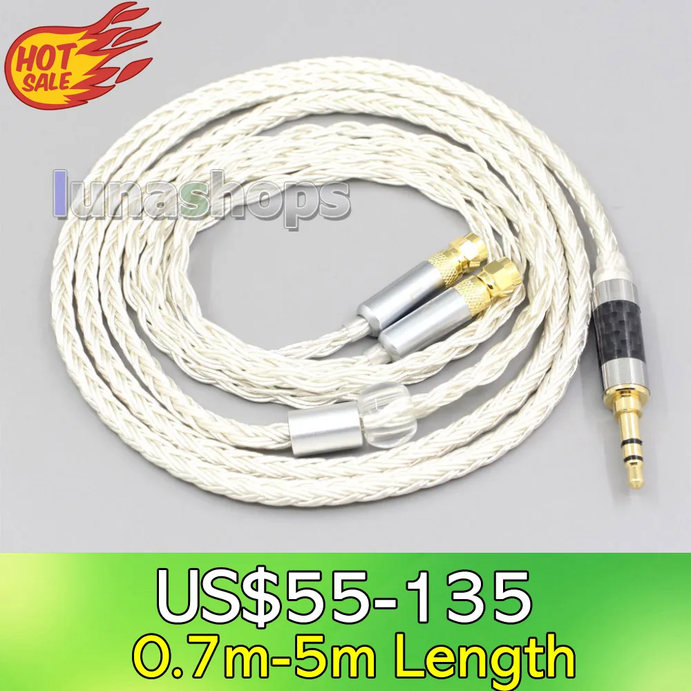 

LN007236 16 Core OCC Silver Plated Earphone Cable For HiFiMan HE400 HE5 HE6 HE300 HE4 HE500 HE600