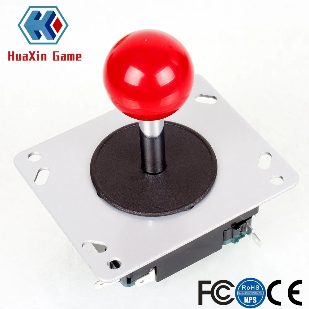 Game Joystick Kit for Arcade Competition, 2Pin, Red Stick for Mame, PS3, Xbox 360, 4 - 8 Ways