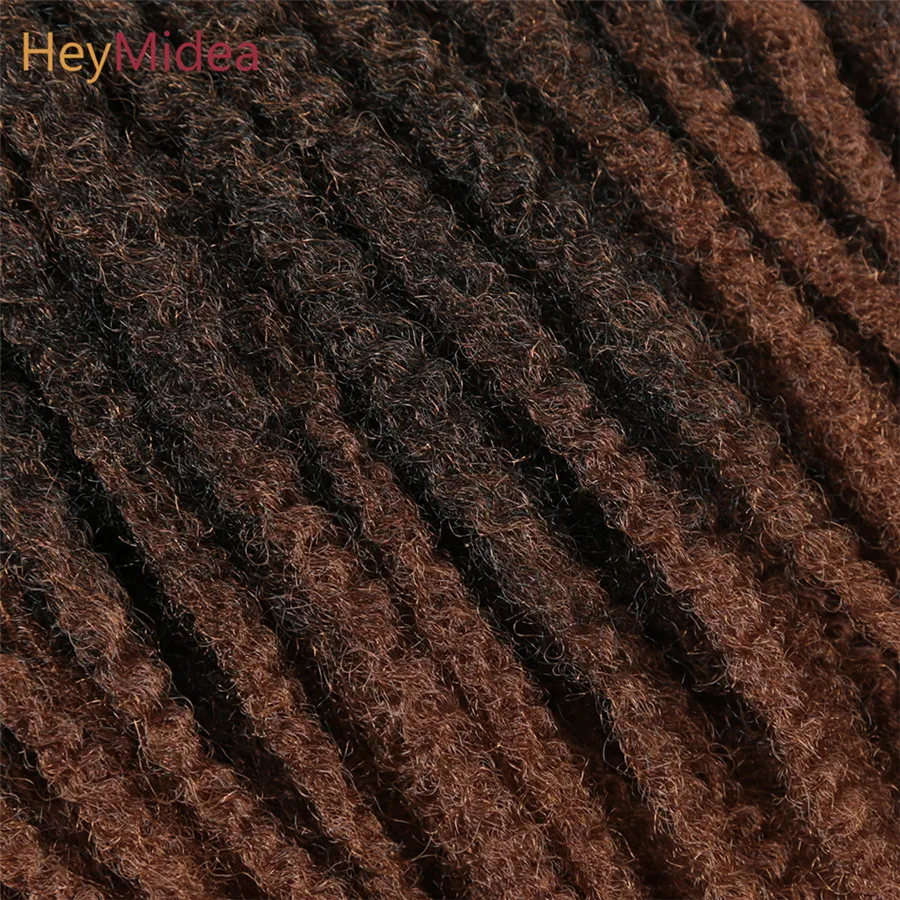 Marley Hair for Twists 18 Inch Long Afro Kinky Marley Braids Hair Kanekalon Synthetic Marley Braiding Hair Extensions Heymidea