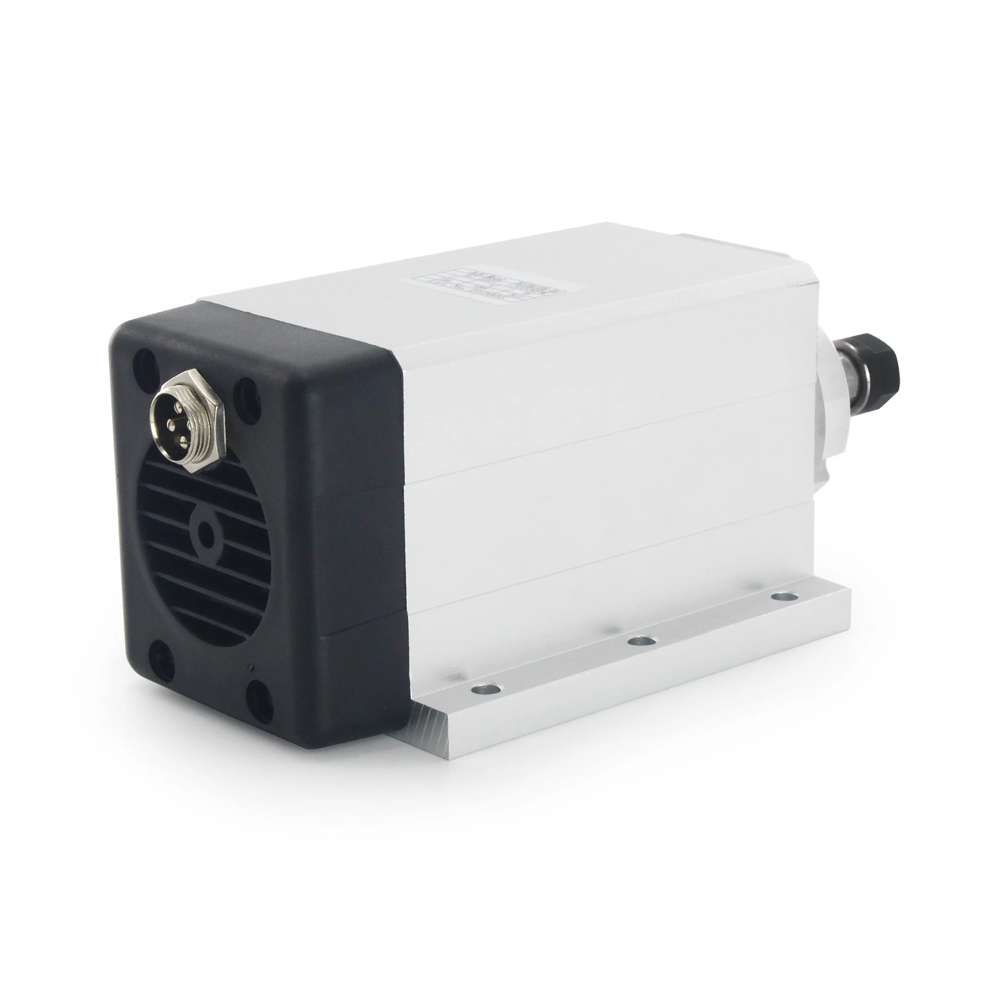 CNC Square 600W ER11 DC Brushless spindle motor 110V / 220V For Router Milling Machine