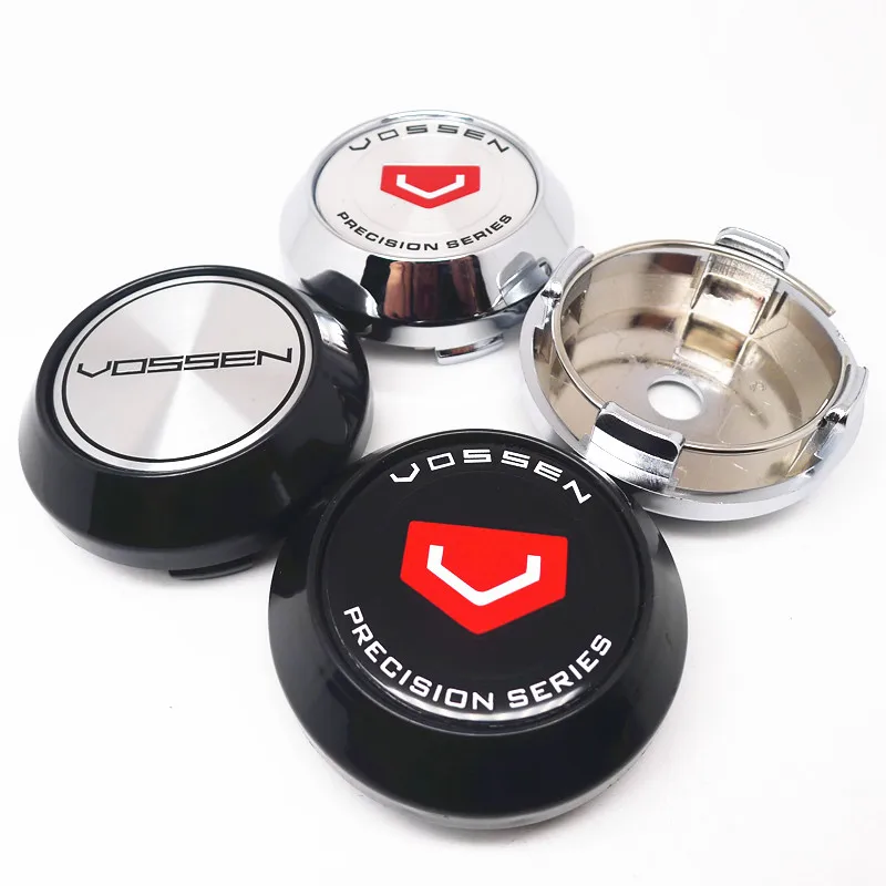 

4pcs For 64mm 57mm Vossen Car Wheel Hub Rim Center Cap Cover 45mm Badge Emblem Sticker