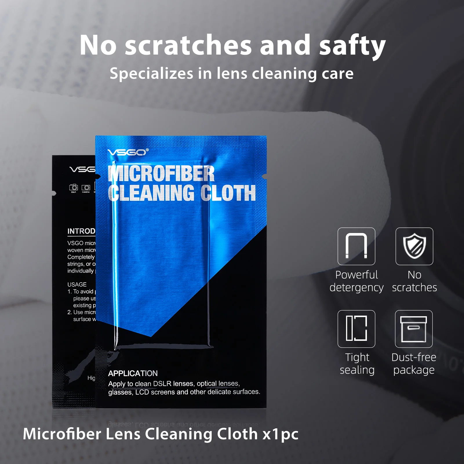 VSGO VS-A7E 7pcs Camera Cleaning Kit Portable Bottle Tumbler Air Blower Lens Cleaning Pen for Canon, Nikon, Sony, Fuji Camera