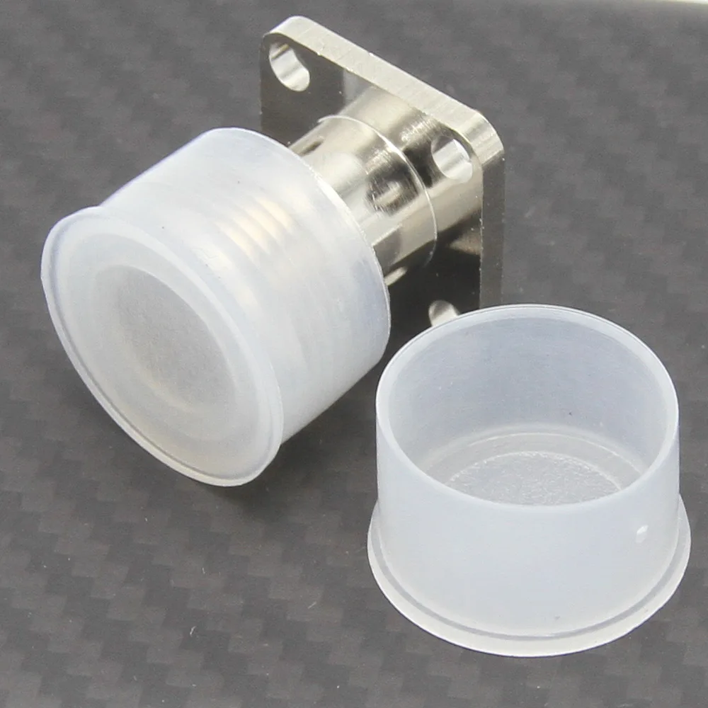 N Type  Connector Dust Cap Protection Cover L16 N Connector Cap For N Type Female Connector Transparent Plastic 50Pcs/Lot