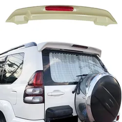 For Toyota Prado FJ120 2700 Spoiler ABS Material Car Rear Wing Spoiler For Prado FJ120 Spoiler 2003-2012