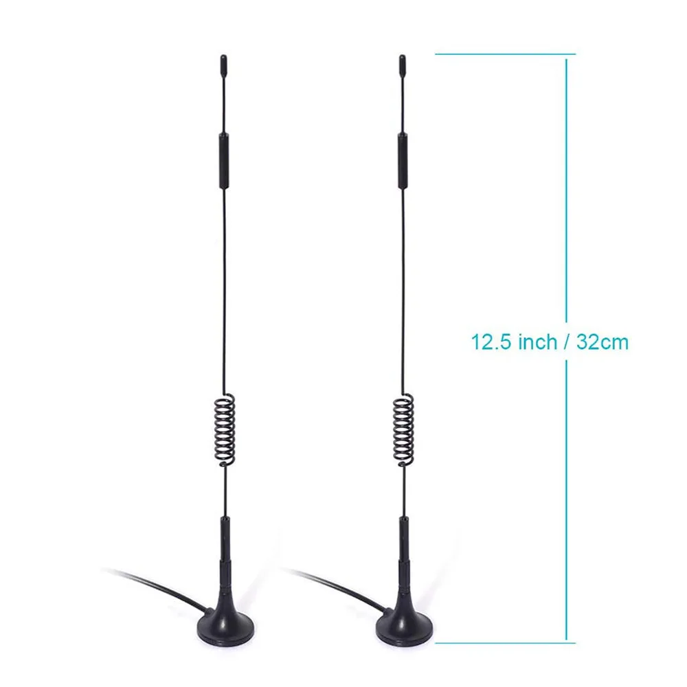 Eightwood 4G LTE Antenna Magnetic TS9 Male 3m Extension for AT&T Netgear LB1120 LB1121 LB2120 Nighthawk M1 MR1100 770S Pack-2