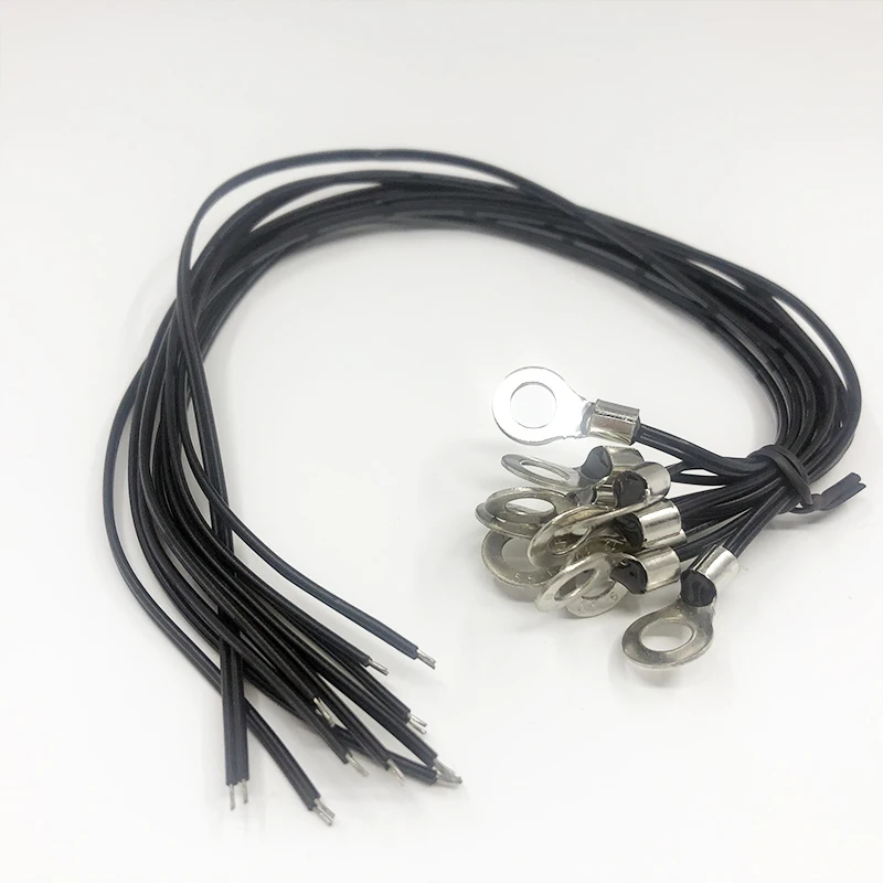 1PC 6.5MM Hole 3950 100K ohm ntc 3950 100k NTC sensor 1% 0.3M M6.5 3950 thermistor NTC100K  ntc temperature sensor