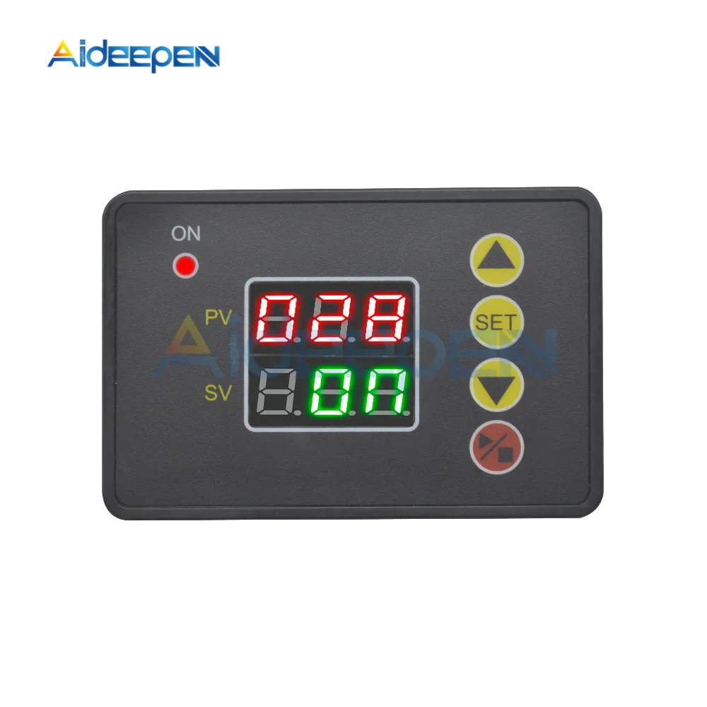 AC 110V 220V 12V 24V Digital Time Delay Relay LED Display Cycle Timer Control Switch Adjustable Timing Relay Time Delay Switch