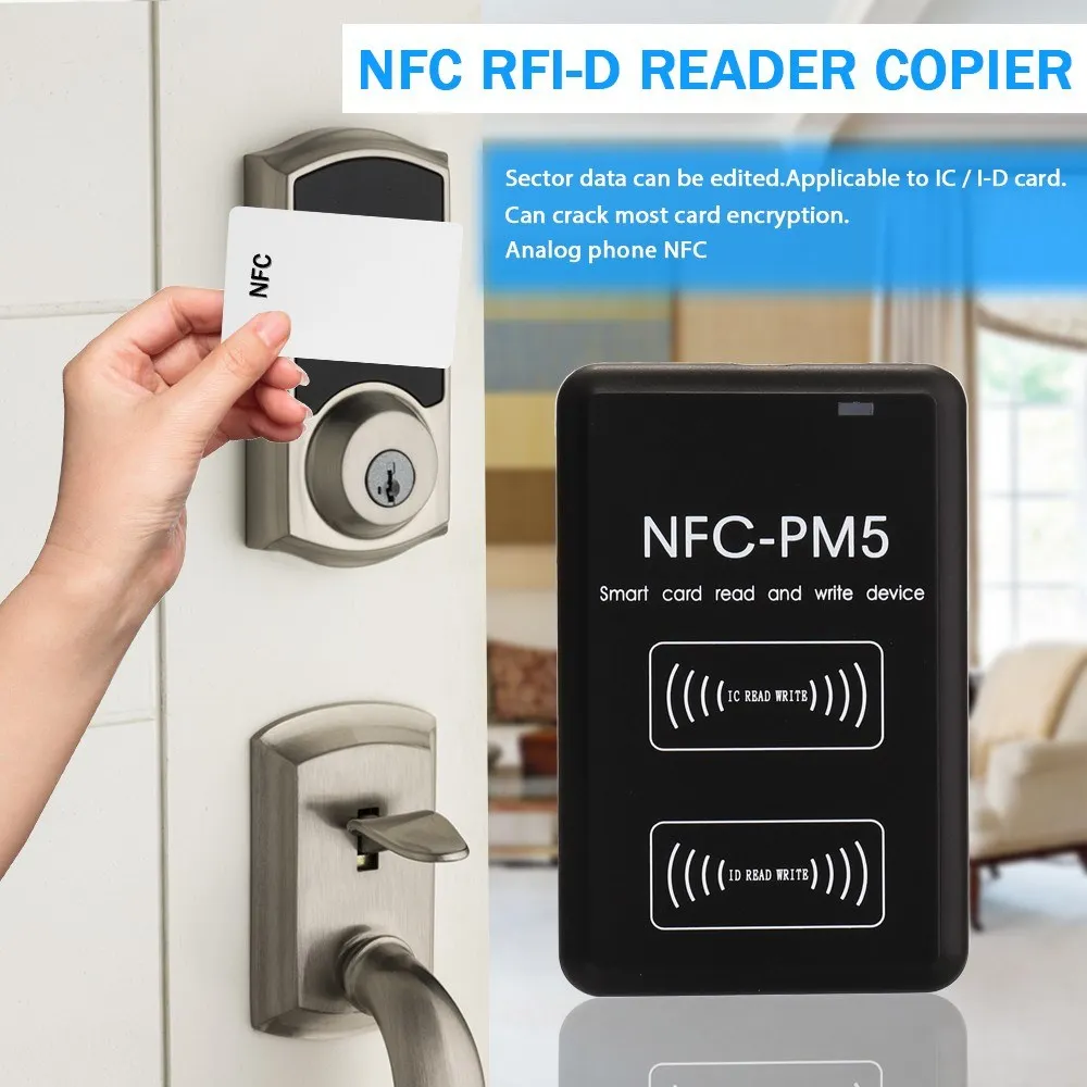 

NFC RFI-D Copier IC I-D Reader Writer Duplicator with Full Decode Function Intelligent Card Read and Write Device