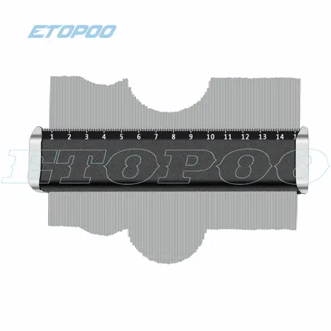 150mm Metal Contour Profile Gauge for Tiling ETOPOO