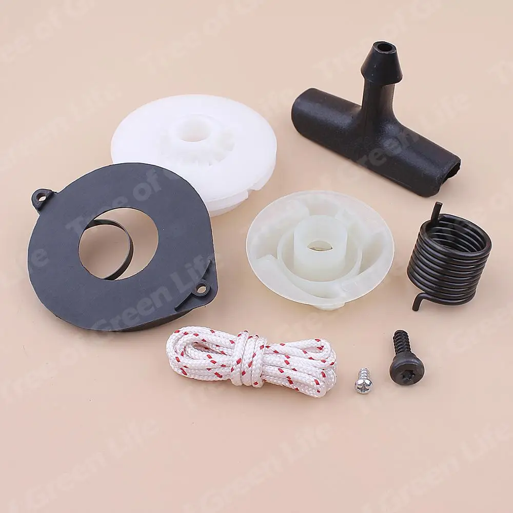 Giật Khởi Động Ròng Rọc Mùa Xuân Cầm Dây Bộ Husqvarna 435 440 445 450 445E 450E Máy Cưa Xích