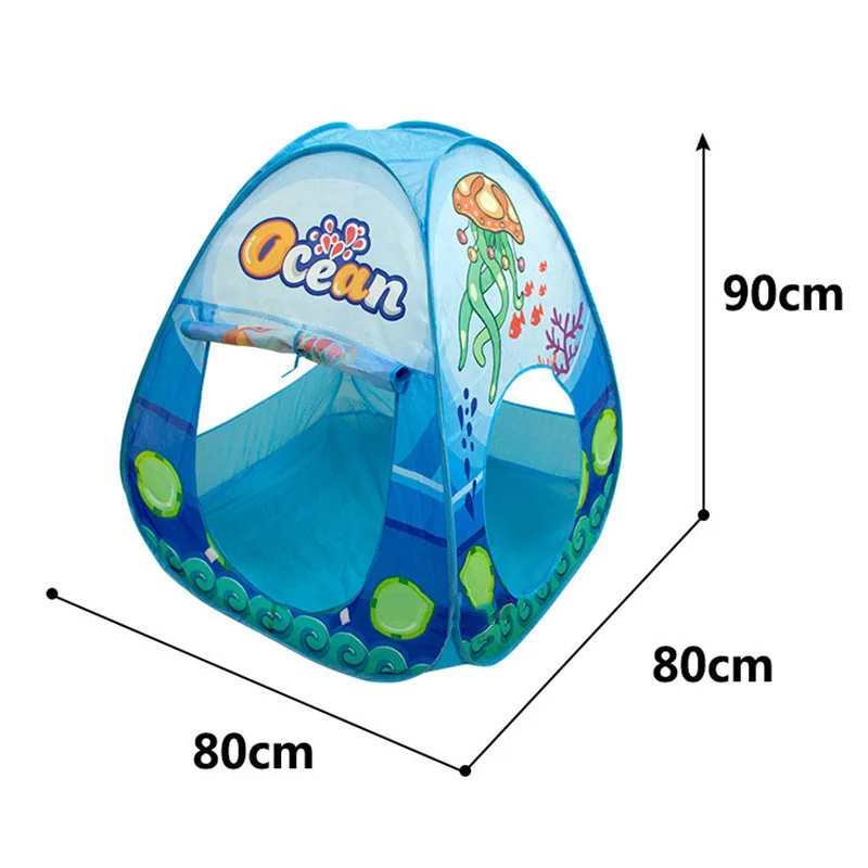 3 In 1 Baby Playpen for Children Ocean Balls Pool Foldable Play Tent Fence Kids Crawl Tunnel Play Indoor Baby Play Yard