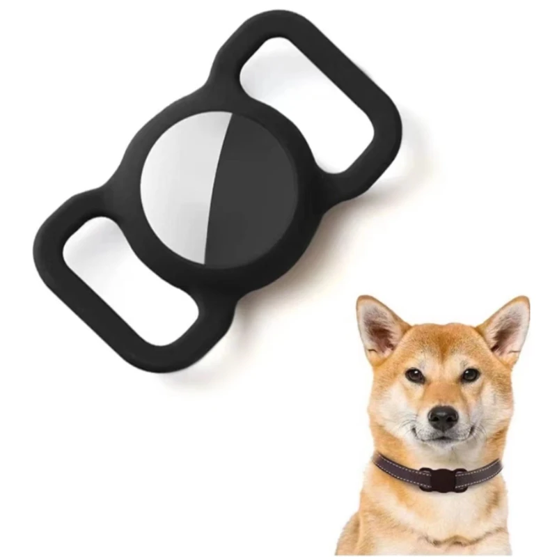 에어태그 보호 케이스, 에어태그 홀더 보호 케이스, 애완견, 고양이 목걸이 및 어린이 학교 가방, 분실 방지