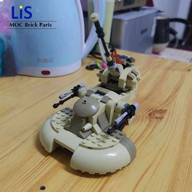 Disney MOC AAT Tank Building Block Model Bricks DIY Toys for children Game Weapon Weapon Model Compatible with Star Plan Toys