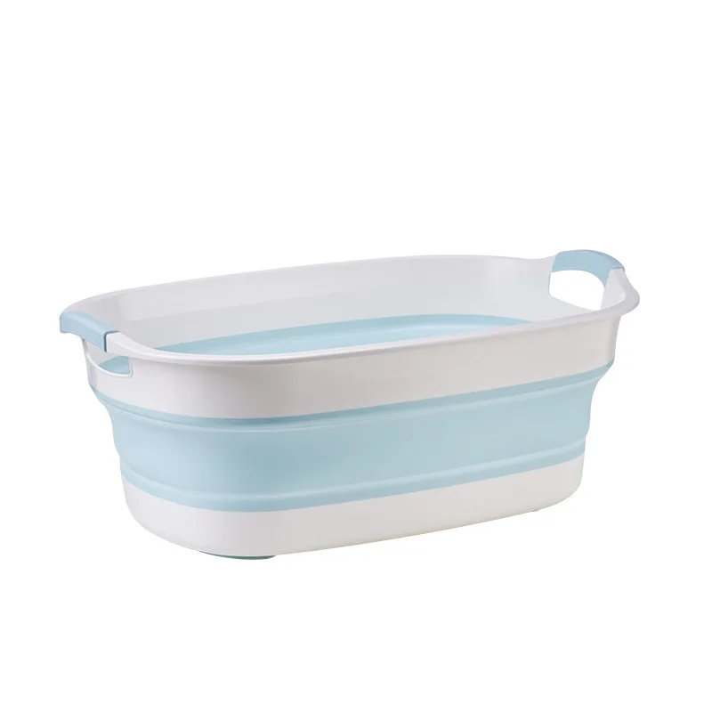 Portable Baby Bath Tub Non-Slip Foldable Bathtub Newborn Folding Pet Bathtub Bathroom Accessories Folding Bathtub Storage Tub