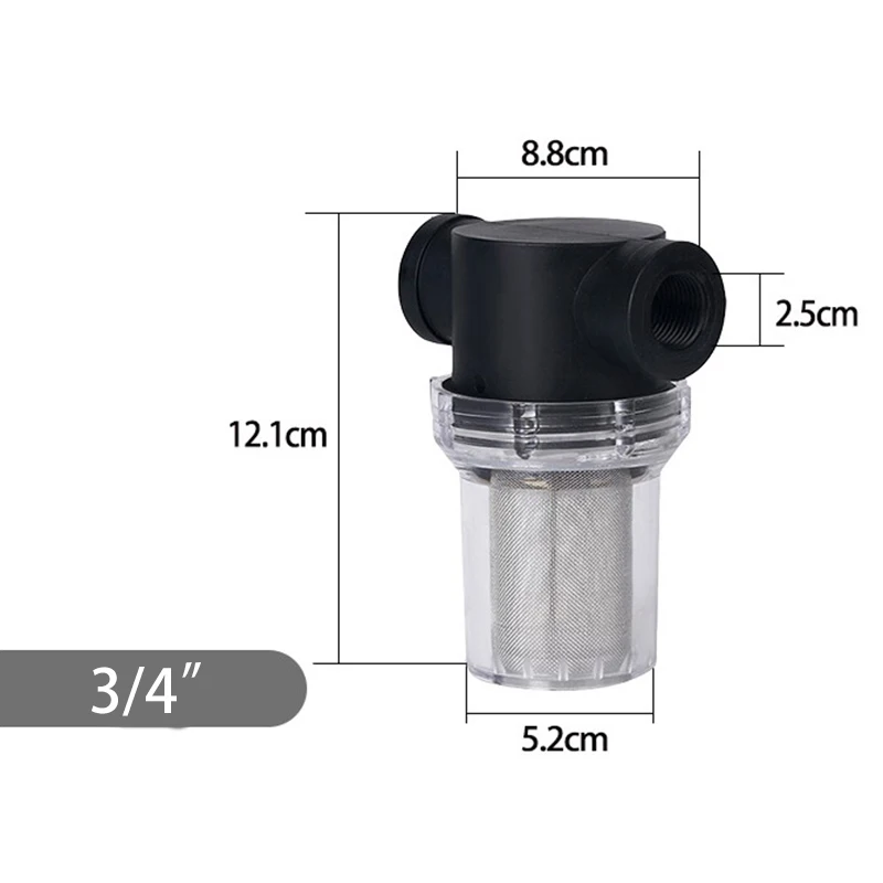 1/2 3/4 1Inch High Flow Outdoor Multipurpose Inline Zeef Waterpomp Filter Tuin Waterleiding Pomp Filter1