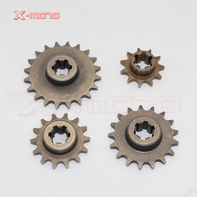 T8F 8mm 11t/14T/17T/20T Tooth Front Pinion Sprocket Chain Cog for 47cc 49cc Mini Moto Dirt Bike