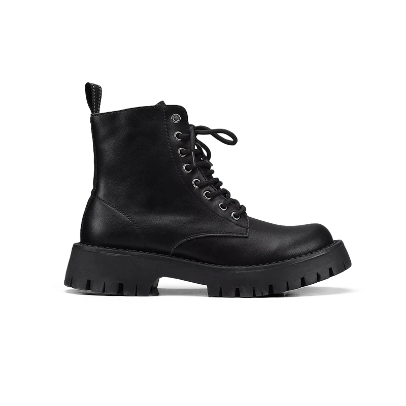 Cool Men\'s Classic Ridding Boots Thick Soles Height Increase Trendy Man Autumn Casual Shoes