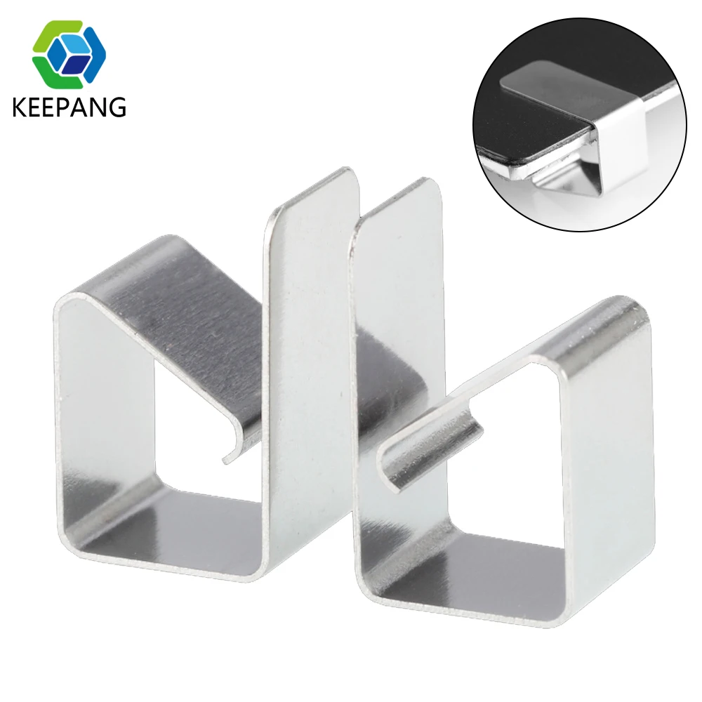 4/2/1pcs Stainless Steel Ultrabase Glass Plate Clamps For Ender 3 UM2 Hotbed Fixing clip Heated Platform Retainer