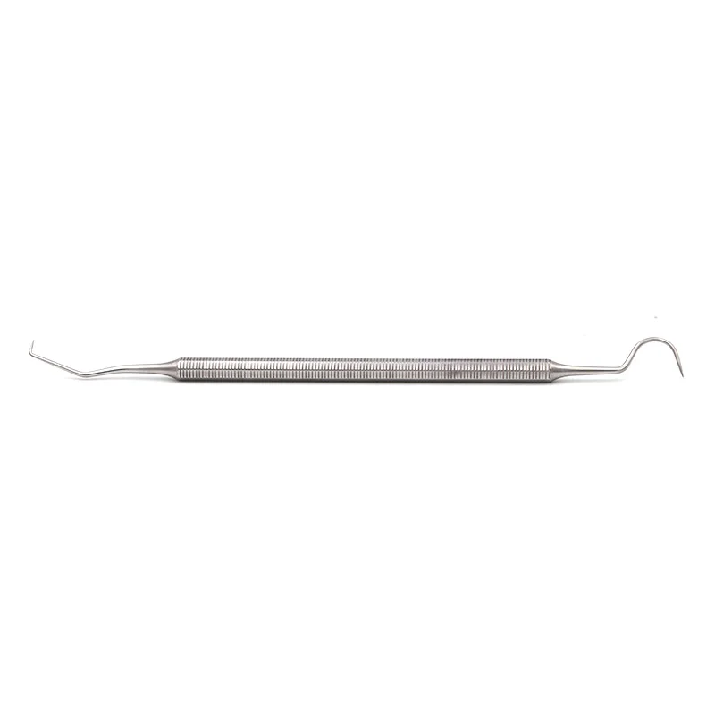 1pc Dental Stainless Steel Periodontal Probe Double Hook Dental Explore Probe Dental Endodontic Tooth Cleaning Dental Equipment