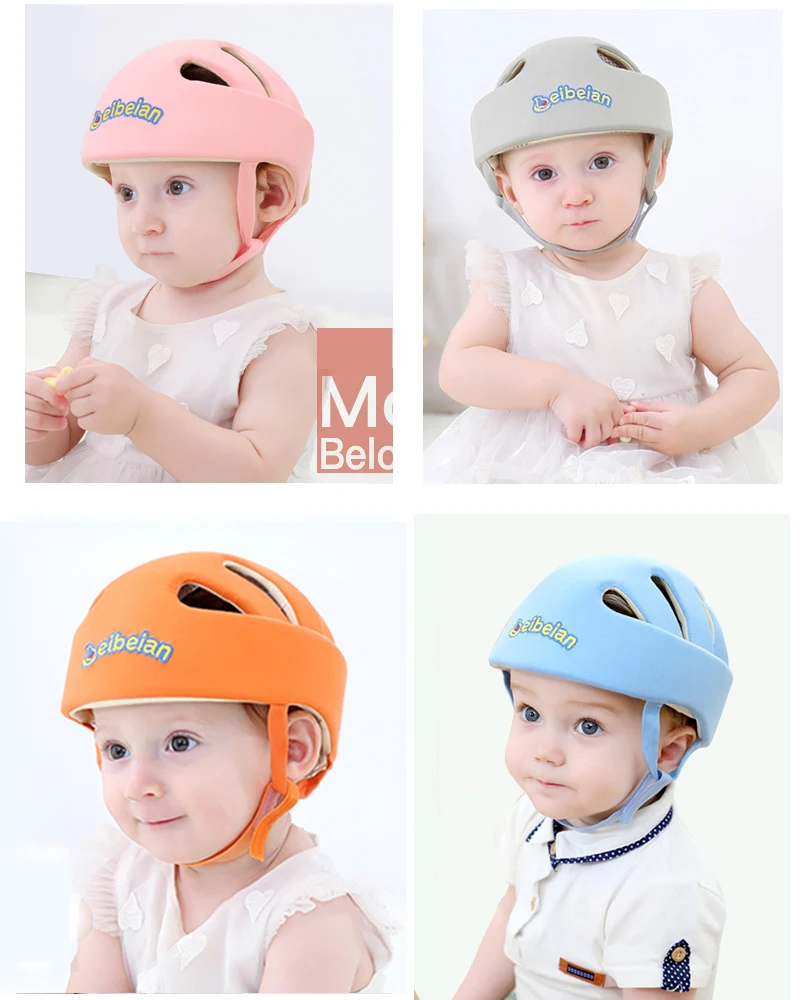 Baby Protective Helmet Boy Girls Anti-collision Safety Helmet Infant Toddler security & Protection Soft Hat for Walking Kids cap