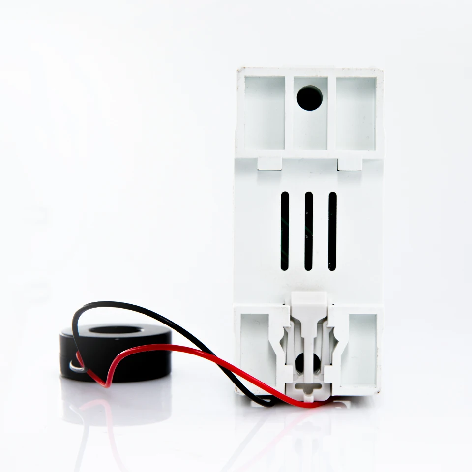 DIN السكك الحديدية التيار المتناوب 80-300 فولت 0-99.9A الفولتميتر مقياس التيار الكهربائي Led عرض لوحة الجهد الحالي متر مع محول