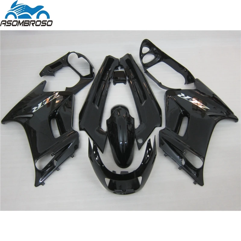 

Plastic Racing Motorcycle for Kawasaki Ninja ZZR250 fairing kit 1997-2007 full black set zzr250 97 98 99 00 04 05 06 07 HJ35