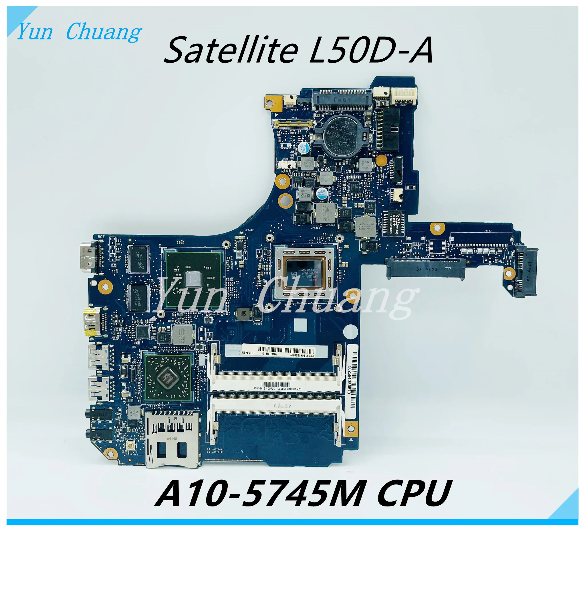 

H000057260 VGADTG MB REV:2.1 Main Board For TOSHIBA Satellite L50D-A Laptop Motherboard With A10-5745M CPU DDR3