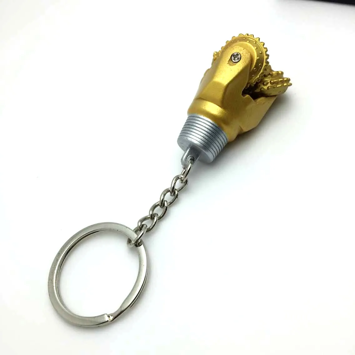 pendant key chain Folsom Oilfield Tricone oil well oilfield jewelry gifts souvenirs three cone keychain pendan rotary drill bit