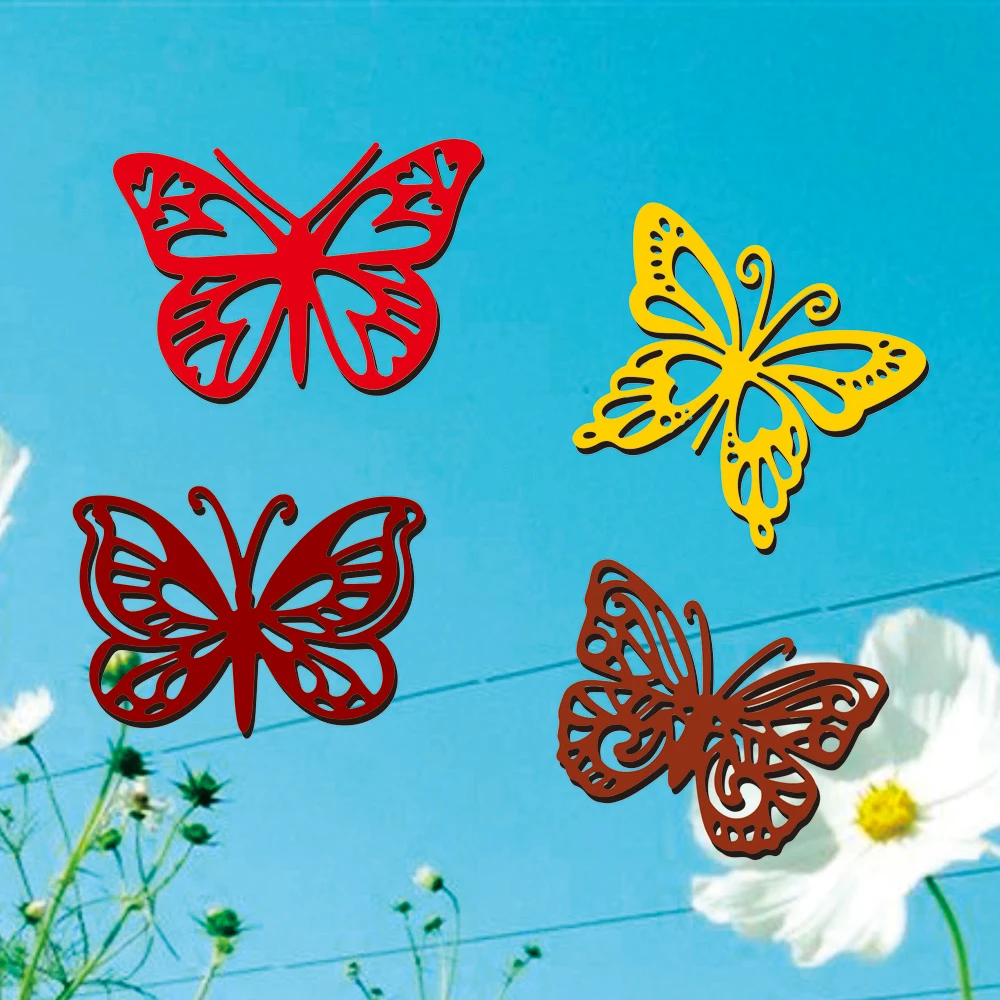 

Beautiful 4 butterflies combination metal cutting mould DIY scrapbook photo album relief handicraft mould