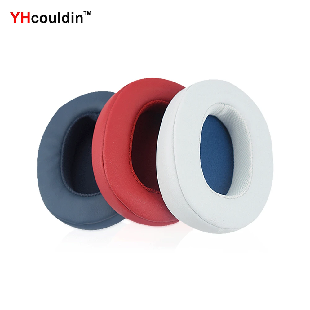 Yhcouldin veludo almofadas para skullcandy crusher 3.0 crusher3 hesh 3.0 hesh3 substituição sem fio fone de ouvido earpad cobre
