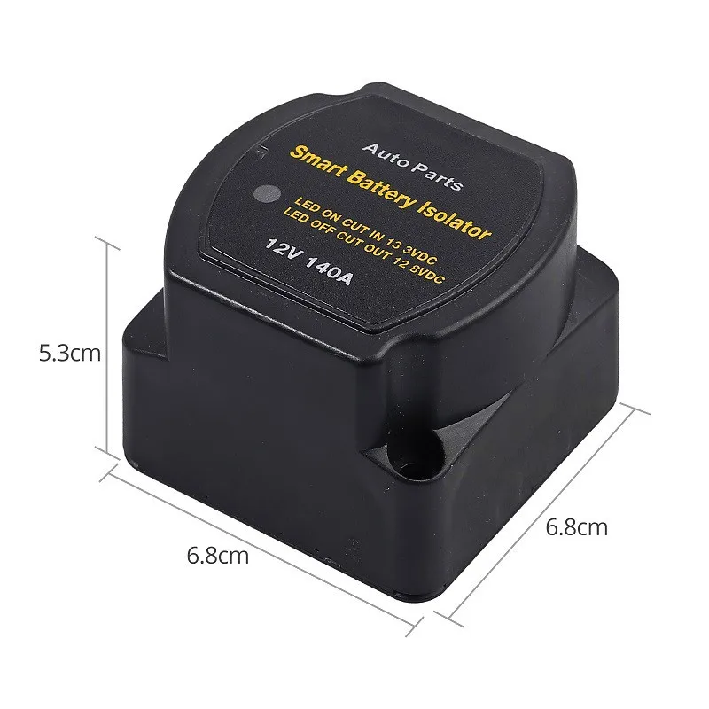 12V 140A Voltage Sensitive Split Charge Relay VSR for Camper Car Smart Battery Isolator Charge 2 Battery Bank Auto Parts