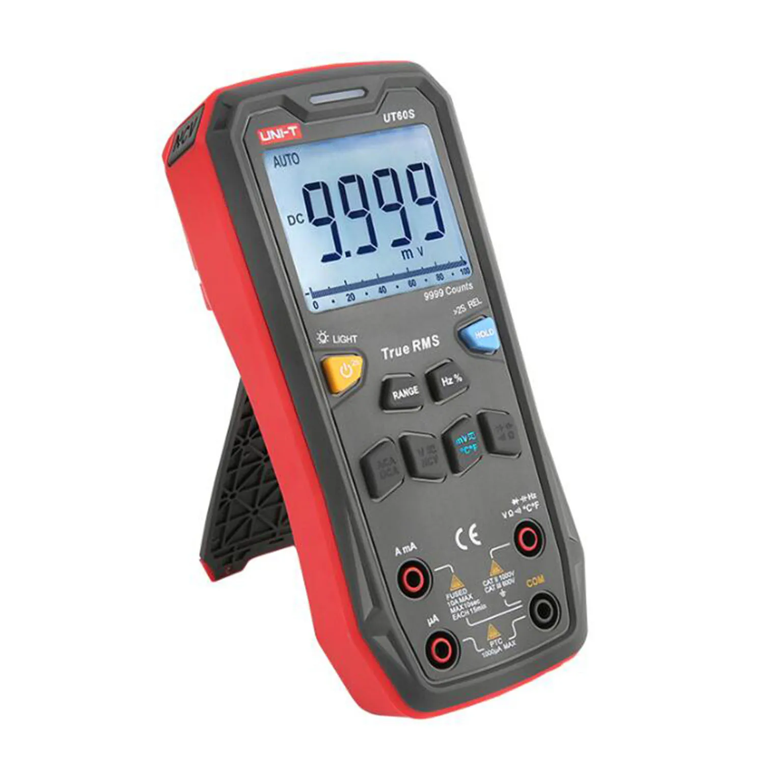 UNI-T UT60S Đúng Giá Trị Hiệu Dụng Vạn Năng Kỹ Thuật Số Nút 9999 Đếm AC/DC, Điện Mét & Bluetooth Truyền Dữ Liệu