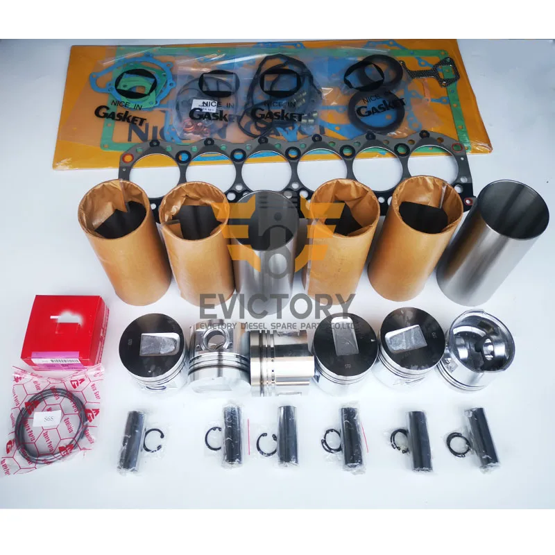 

TD42-T TD42T overhaul rebuild kit valve + piston with ring + cylinder liner + full gasket kit + big small bearing