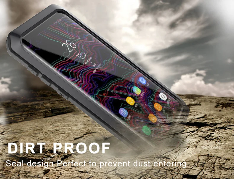 Heavy Duty Protection Doom Armor Metal Aluminum Case for Samsung Galaxy S24 S23 S22 S21 FE S20 S10 S9 S8 Note 10 Plus 20 Ultra